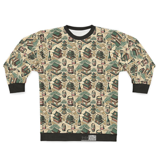 Cultural Artisanal Fusion Contemporary Cultural Elegance Sweatshirt - 8404 Design-68