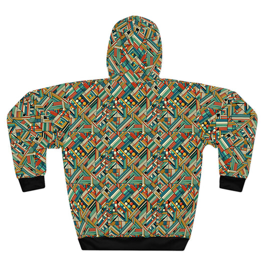 Abstract Graphic Art Modern Artistic Expression Pullover Hoodie - 8404 Design-67