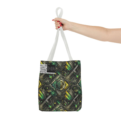 Tech Noir Graphics Tech-Inspired Streetwear Tote Bag - 8404 Design-57