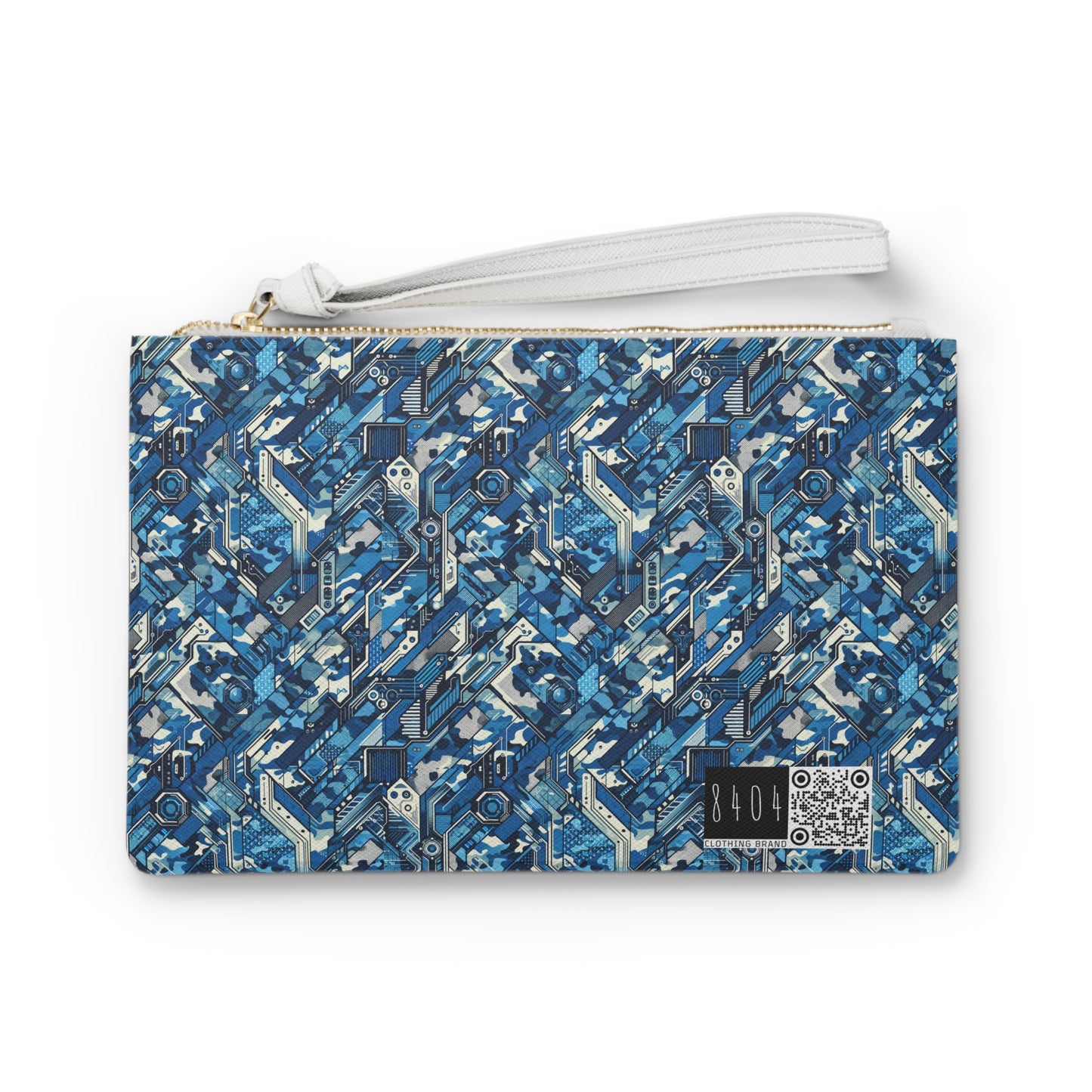 Tech Urban Camo Tech-Forward Streetwear With a Futuristic Military Edge Clutch Bag - 8404 Design-39