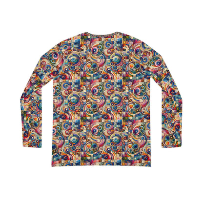 Digital Artistic Expression Artistic Streetwear Women's Long Sleeve V-Neck Shirt - 8404 Design-49