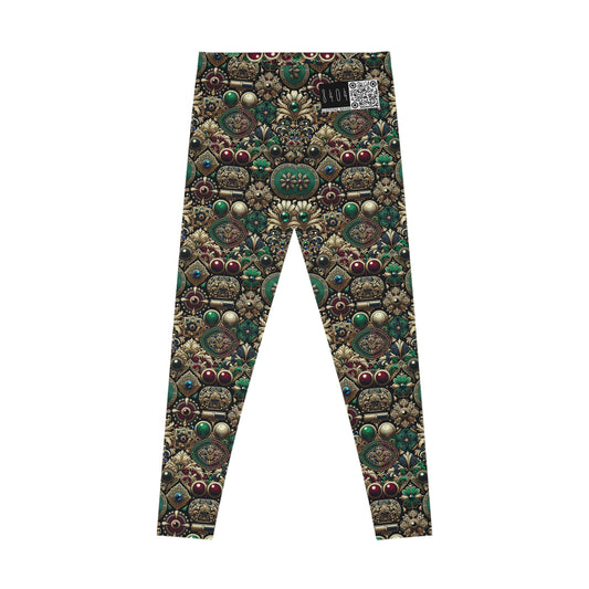 Neo-Dandyism Modern Dandy Streetwear Stretch Leggings - 8404 Design-54