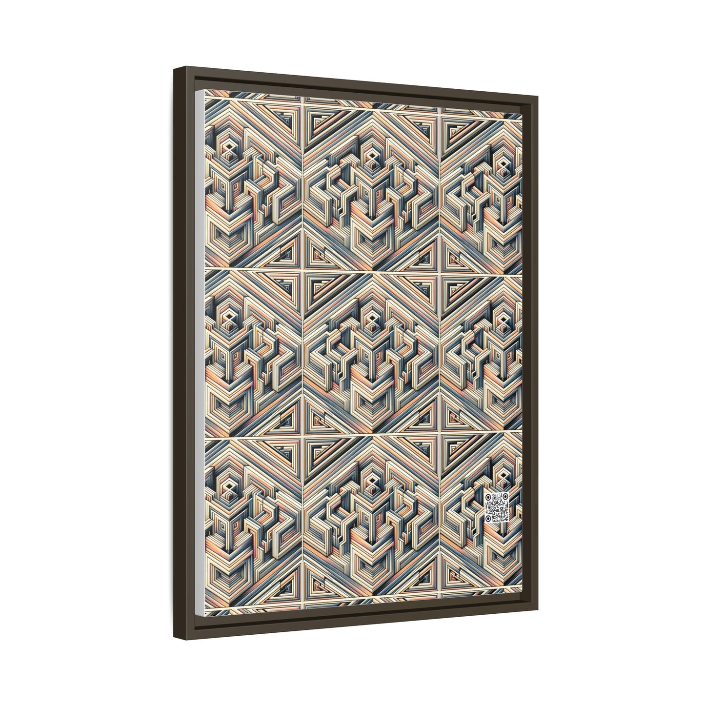 Tech Illusion Graphics Futuristic Artistry Matte Canvas, Framed (multi-color) - 8404 Design-52 A