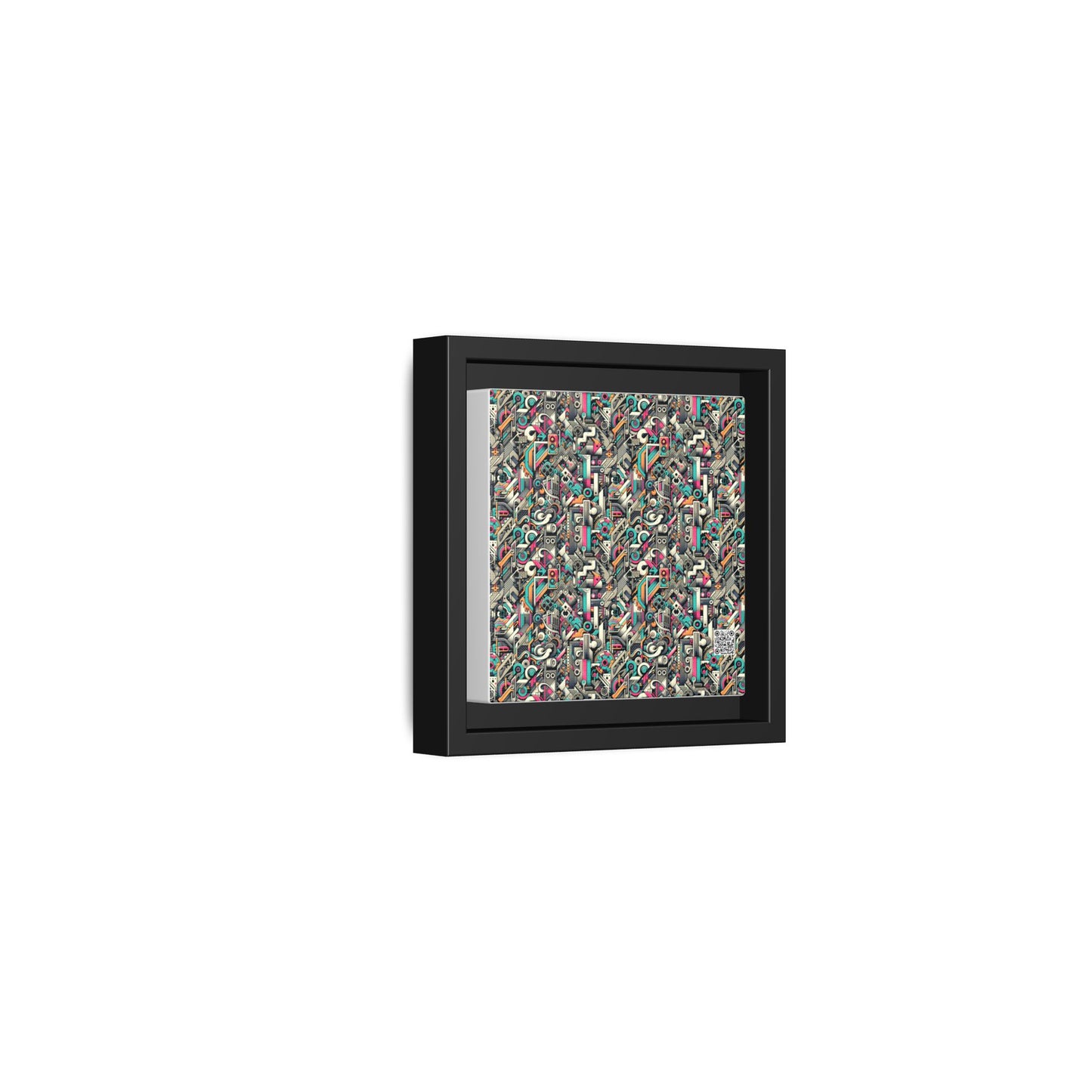 Digital Street Art Urban Street Style Matte Canvas, Framed (multi-color) - 8404 Design-74 B