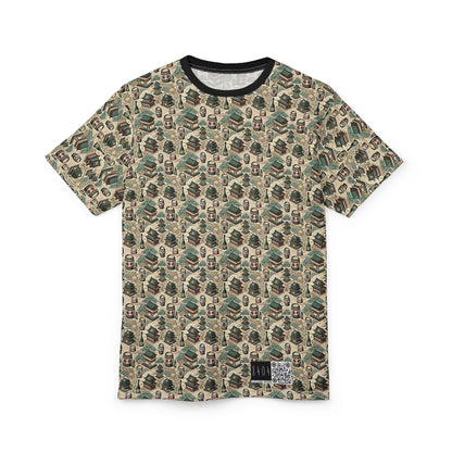 Cultural Artisanal Fusion Contemporary Cultural Elegance Unisex Cut & Sew Tee - 8404 Design-68