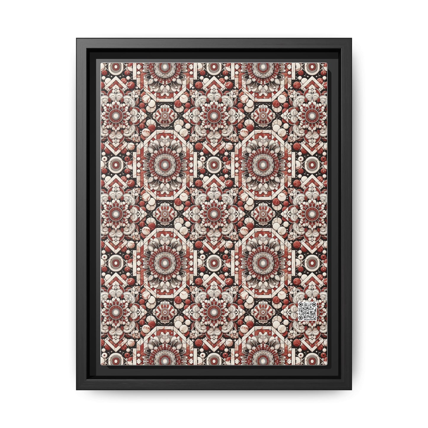 Neo Jomon Sculptural Aesthetics Artisanal Streetwear Matte Canvas, Framed (multi-Color) - 8404 Design-55 A
