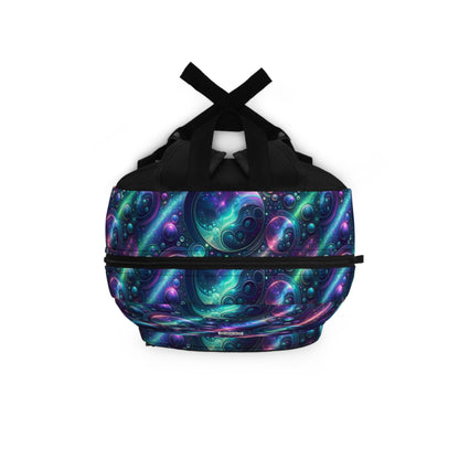 Iridescent Tech Fusion Tech-Forward Streetwear Backpack - 8404 Design-51