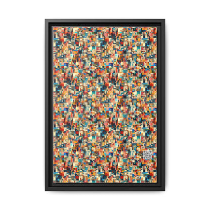 Digital Artistic Expression Artistic Streetwear Matte Canvas, Framed (multi-Color) - 8404 Design-46 B