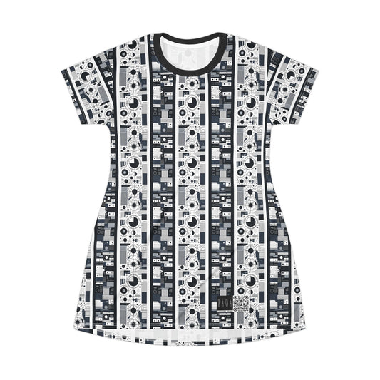 Minimalist Athleisure Minimalist Tech T-Shirt Dress - 8404 Design-54