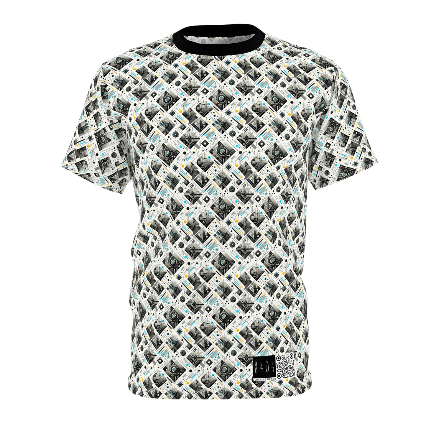 Tech Minimalism Minimalist Tech Unisex Cut & Sew Tee - 8404 Design-47