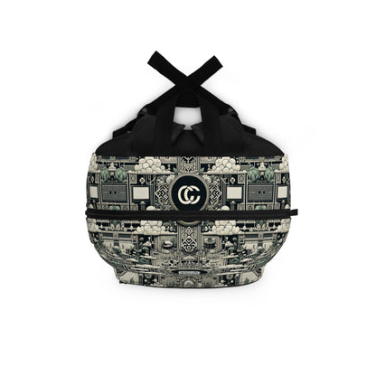 Cyber Garden Party Tech Garden Extravaganza Backpack - 8404 Design-54