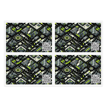 Tech Utility Futuristic Utility Sticker Sheets - 8404 Design-62