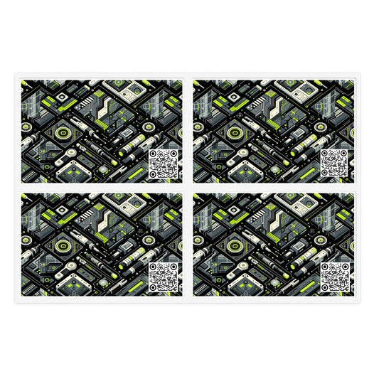 Tech Utility Futuristic Utility Sticker Sheets - 8404 Design-62