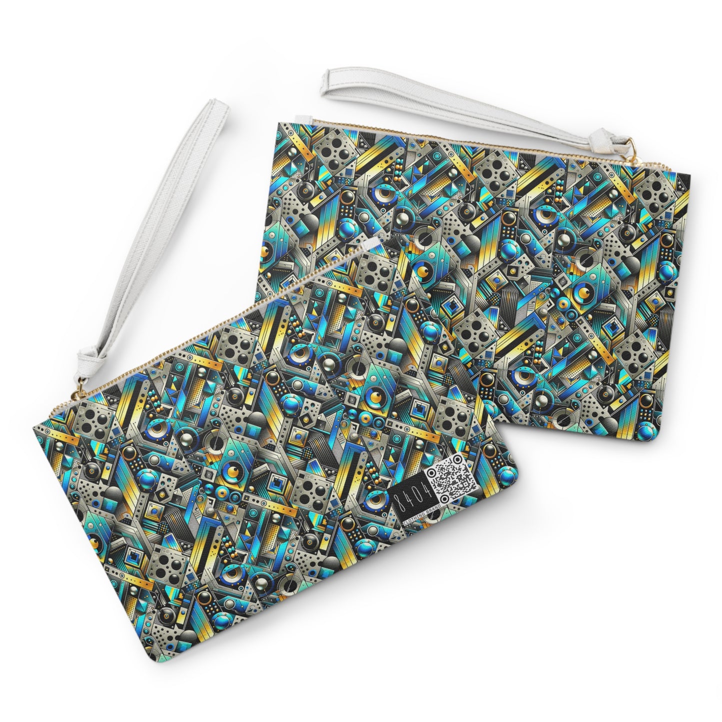 Tech Art Fusion Tech-Forward Streetwear Clutch Bag - 8404 Design-50