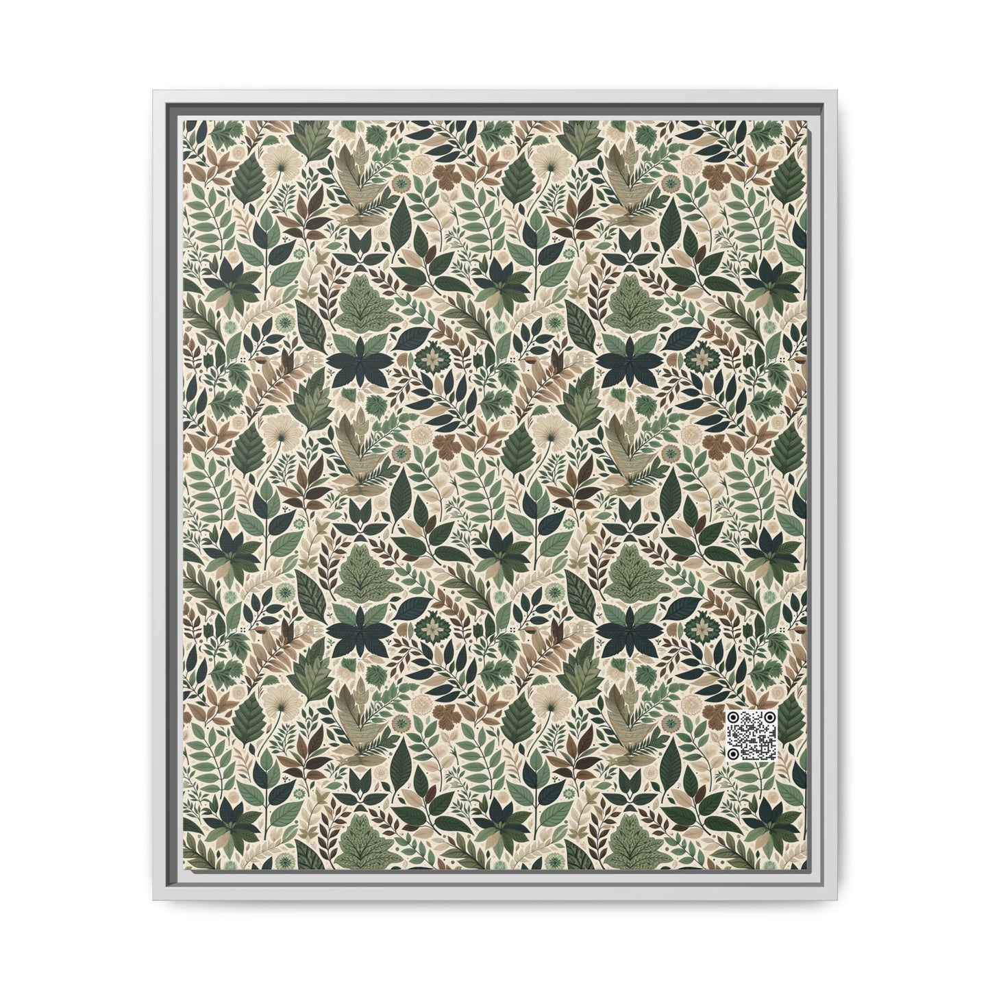 Streetwear Sustainability Environmentally Conscious Streetwear with a Natural Aesthetic Matte Canvas, Framed (multi-color) - 8404 Design-57 B