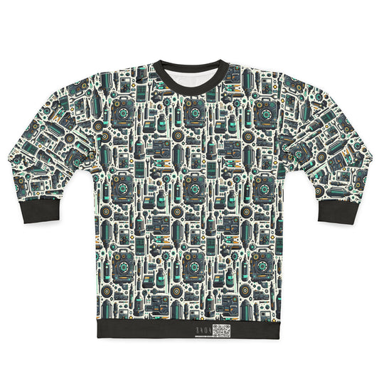 Tech Utility Fusion Modern Tech Streetwear Sweatshirt - 8404 Design-53