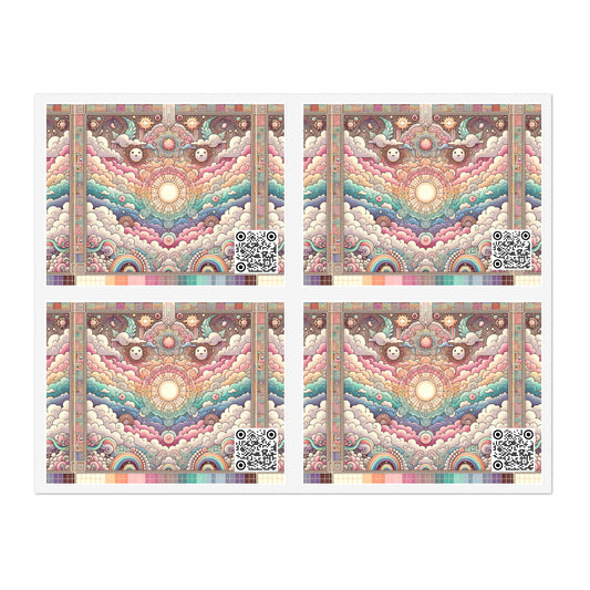 Digital Dreamland Whimsical and Nostalgic Streetwear With a Digital Twist Sticker Sheets - 8404 Design-56