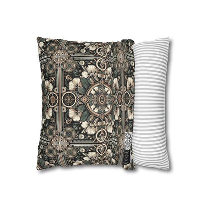 Cyber Garden Party Tech Garden Extravaganza Spun Polyester Square Pillowcase - 8404 Design-66
