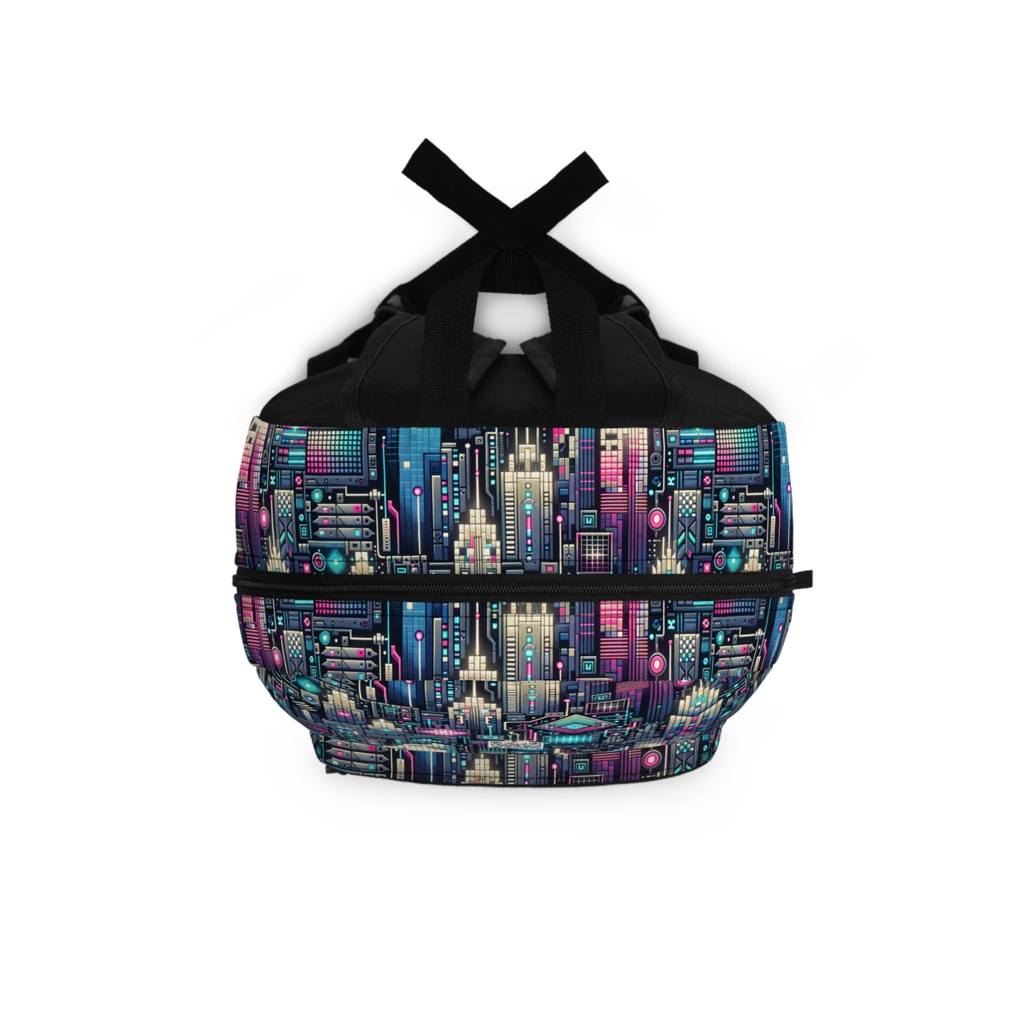 Digital Renaissance Tech-Forward Maximalism Backpack - 8404 Design-56