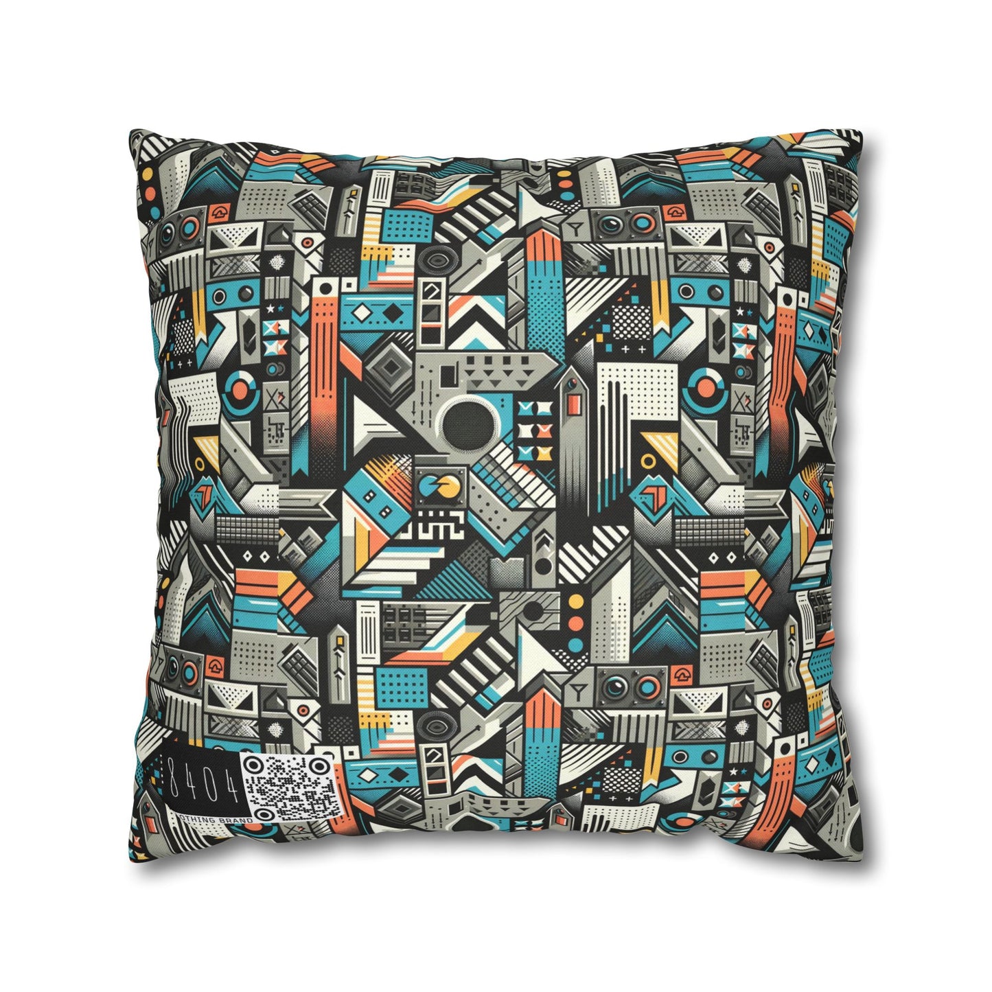 Digital Street Art Urban Street Style Spun Polyester Square Pillowcase - 8404 Design-81