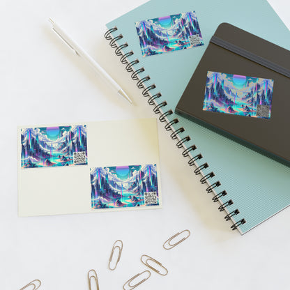 Digital Dreamscapes Digitally-Inspired Streetwear With a Dreamy, Surreal Twist Sticker Sheets - 8404 Design-53