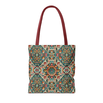 Cultural Fusion Tech Blend of Cultural Heritage With Tech-Inspired Elements Tote Bag - 8404 Design-74