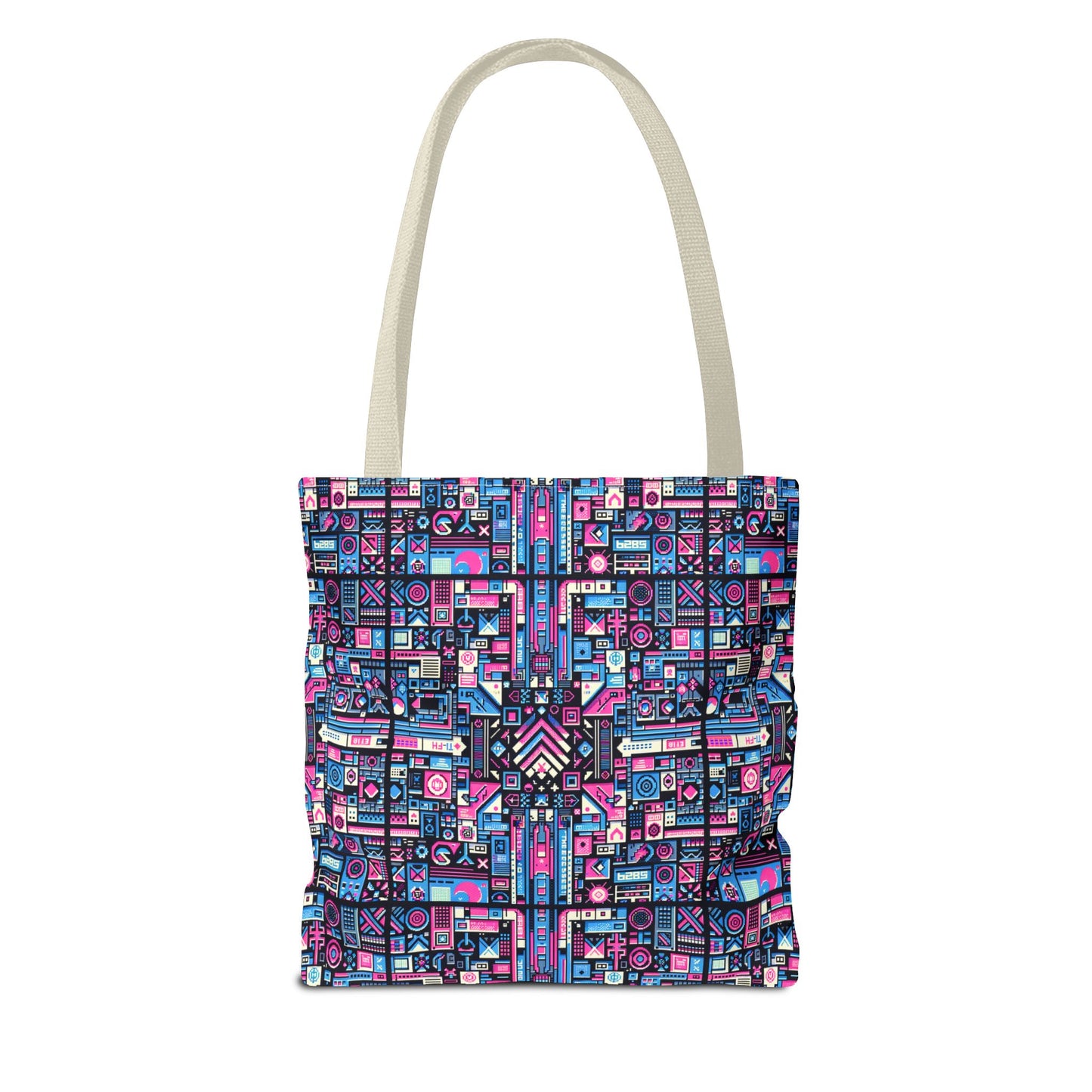 Digital Rebellion Youthful Streetwear with a Rebellious Digital Twist Tote Bag - 8404 Design-65