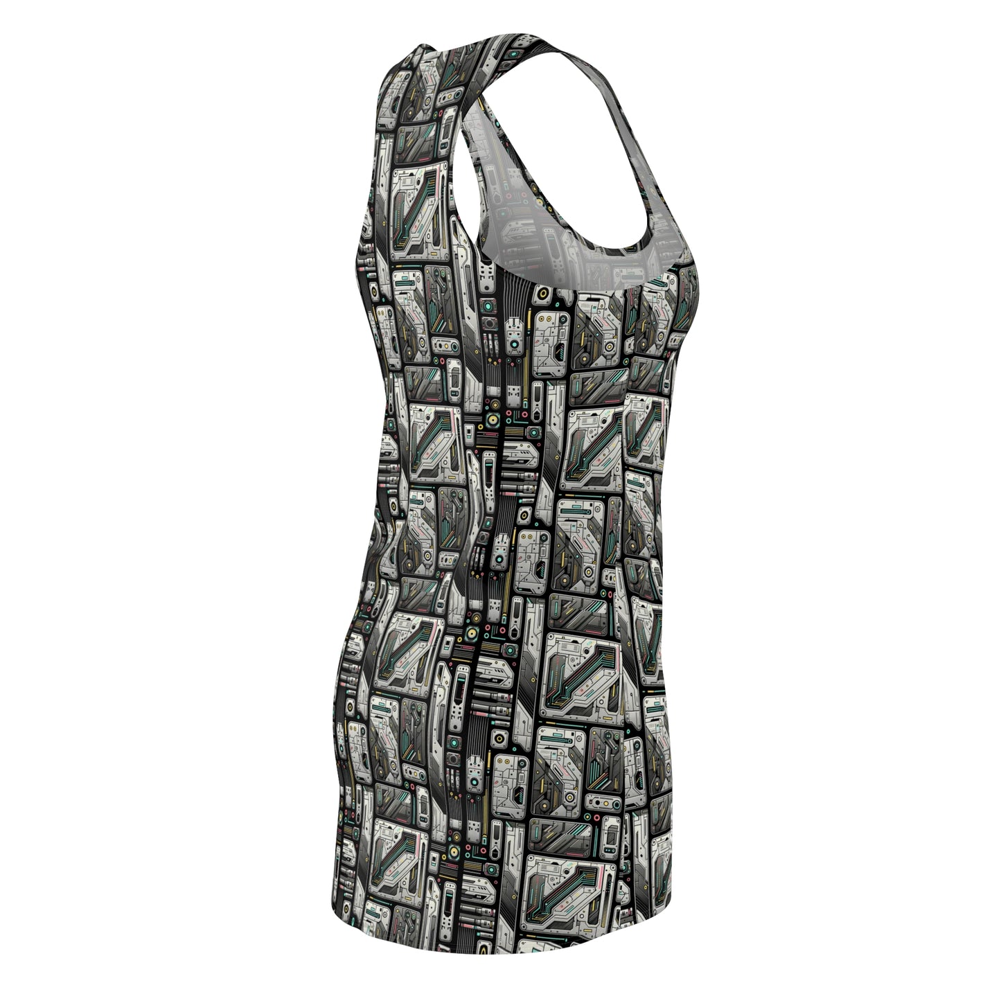 Tech Utility Gear Tech-Forward Minimalism Women's Cut & Sew Racerback Dress - 8404 Design-45