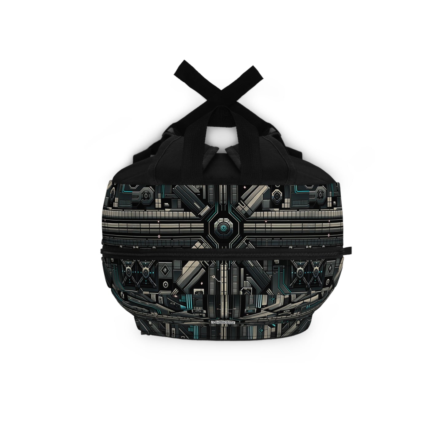 Tech Noir Futuristic Tech Aesthetic with a Dark Twist Backpack - 8404 Design-59