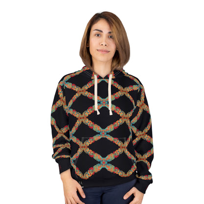 8404's Unisex Adult "coral Diamonds" Fashion Pullover Hoodie
