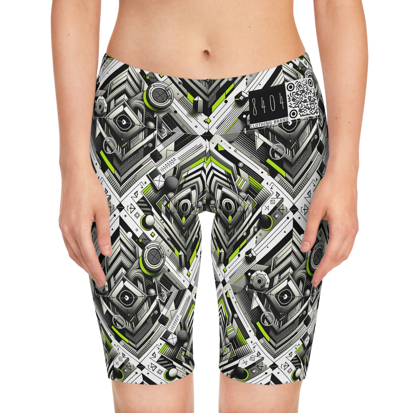 Elevated Sporty Tech Tech-Forward Streetwear Women's Bike Shorts - 8404 Design-70
