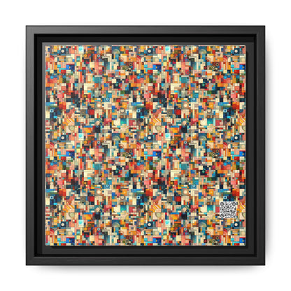 Digital Artistic Expression Artistic Streetwear Matte Canvas, Framed (multi-Color) - 8404 Design-46 B