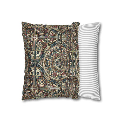 Urban Renaissance Historical Fusion With Street Edge Faux Suede Square Pillowcase - 8404 Design-57