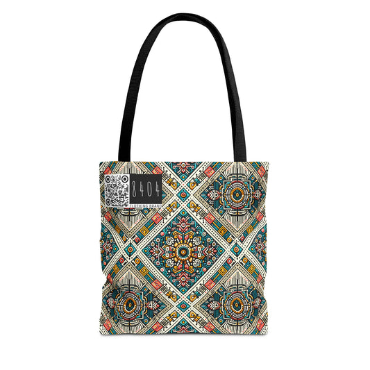 Cultural Fusion Tech Blend of Cultural Heritage With Tech-Inspired Elements Tote Bag - 8404 Design-64