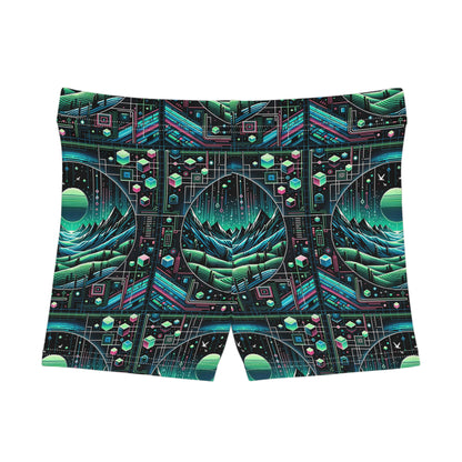 Digital Adventure Graphics Digital Explorer Women's Shorts - 8404 Design-59