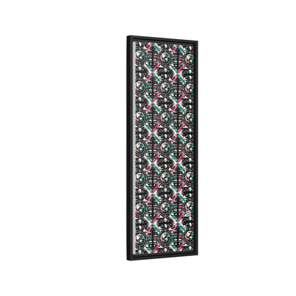 Digital Artistry Digital-native Streetwear Matte Canvas, Framed (multi-color) - 8404 Design-62 B