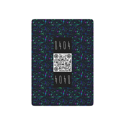 Tech Noir Futuristic Cyberpunk Poker Playing Cards - 8404 Design-62 S