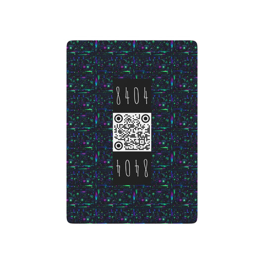 Tech Noir Futuristic Cyberpunk Poker Playing Cards - 8404 Design-62 S