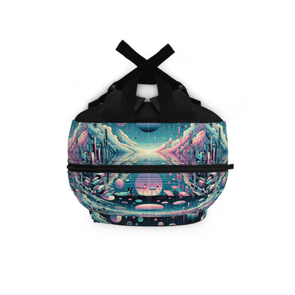 Digital Dreamscapes Digitally-Inspired Streetwear With a Dreamy, Surreal Twist Backpack - 8404 Design-61