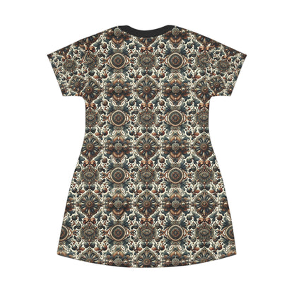 Neo-Dandyism Modern Dandy Streetwear T-Shirt Dress - 8404 Design-51