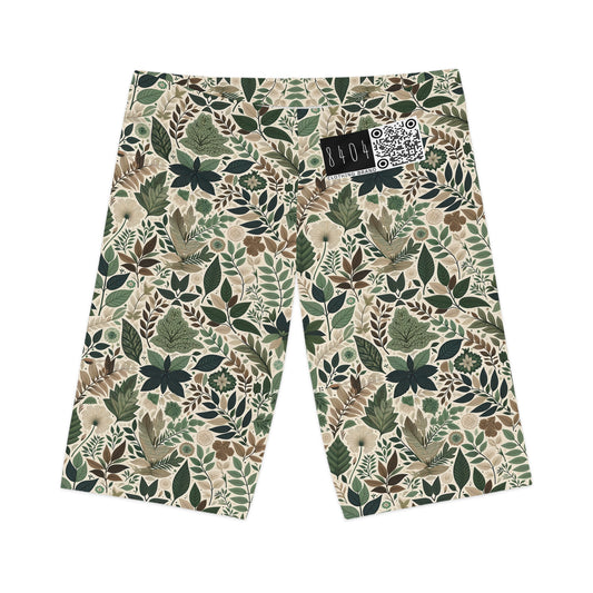 Streetwear Sustainability Environmentally Conscious Streetwear with a Natural Aesthetic Women's Bike Shorts - 8404 Design-57