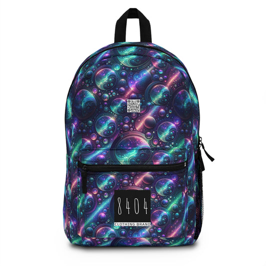 Iridescent Tech Fusion Tech-Forward Streetwear Backpack - 8404 Design-51