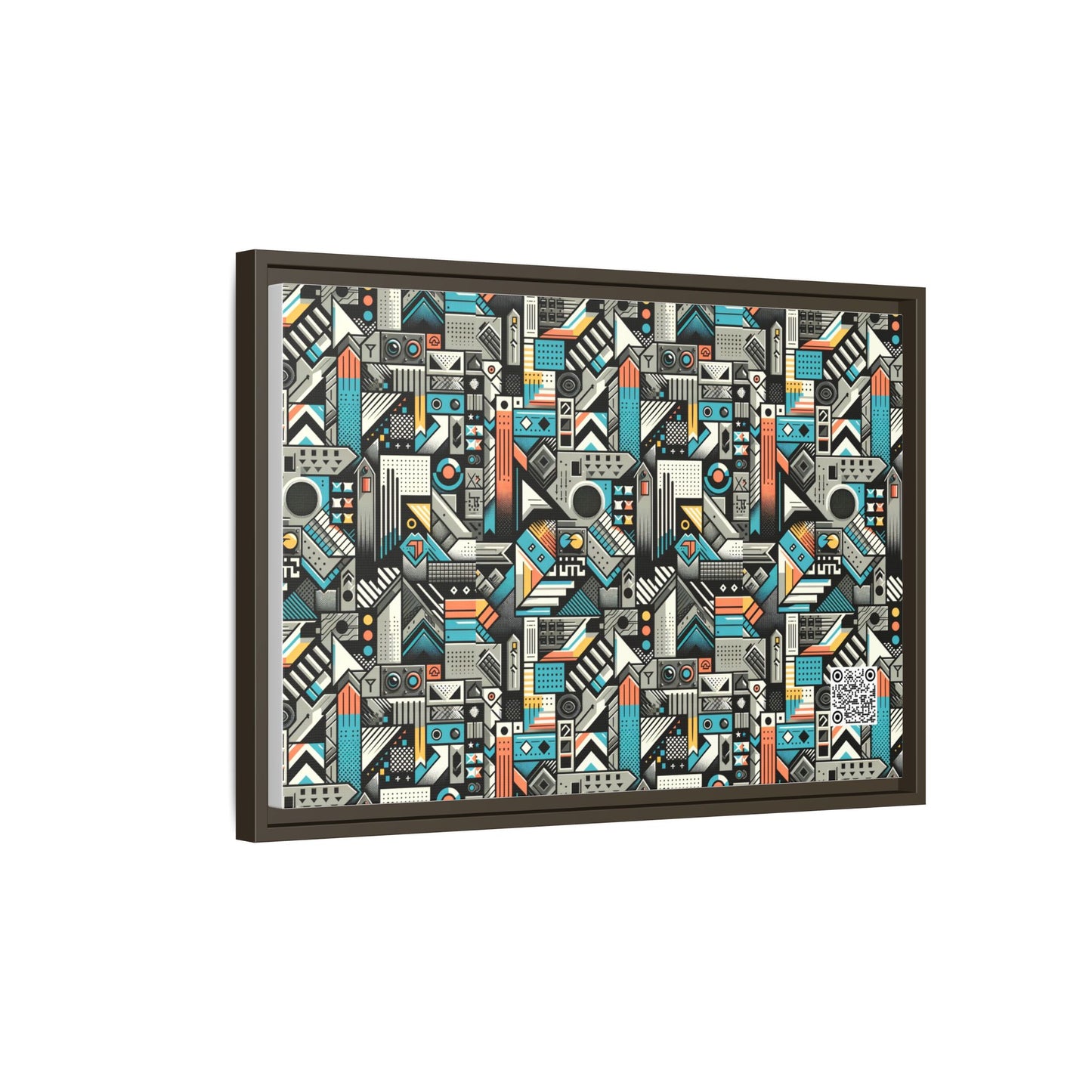 Digital Street Art Urban Street Style Matte Canvas, Framed (multi-color) - 8404 Design-81 B
