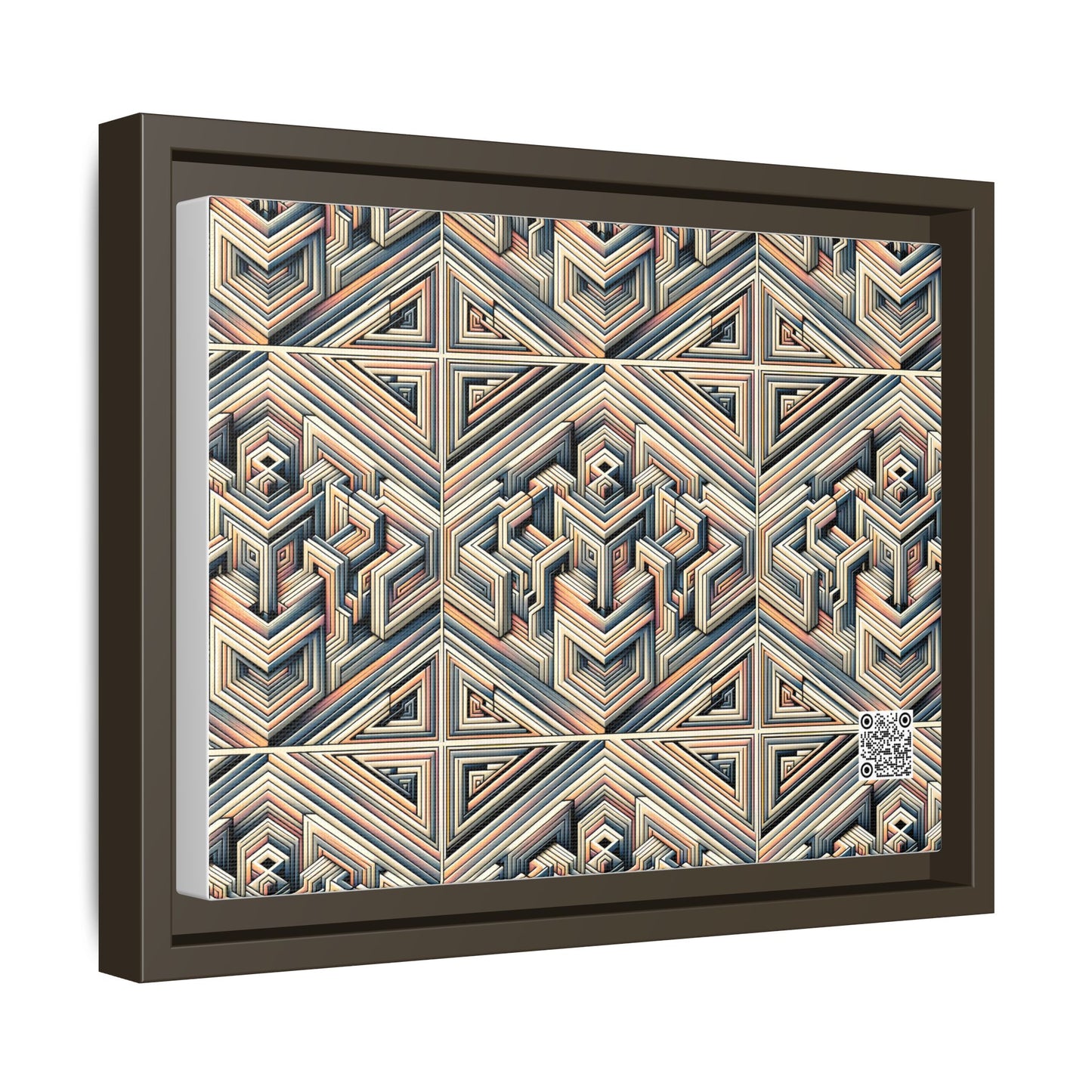 Tech Illusion Graphics Futuristic Artistry Matte Canvas, Framed (multi-color) - 8404 Design-52 A