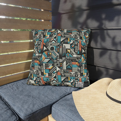 Digital Street Art Urban Street Style Outdoor Pillow - 8404 Design-81