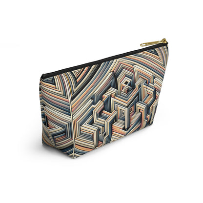 Tech Illusion Graphics Futuristic Artistry Accessory Pouch W T-bottom - 8404 Design-52