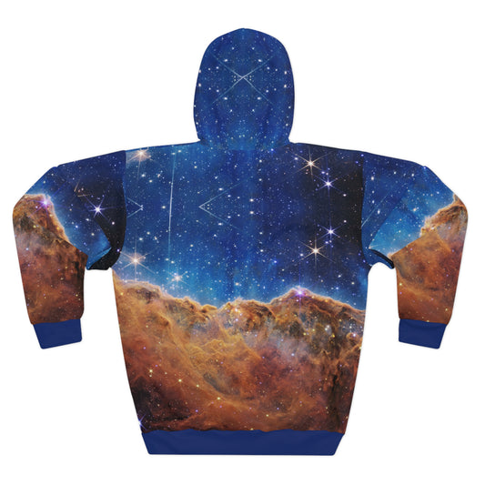 8404 Unisex Adult's "star Birth in Carina Nebula " Fashion Pullover Hoodie