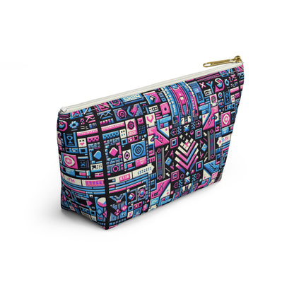 Digital Rebellion Youthful Streetwear with a Rebellious Digital Twist Accessory Pouch W T-bottom - 8404 Design-65