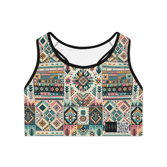 Digital Artisanal Fusion Digital Artisanal Sports Bra - 8404 Design-49