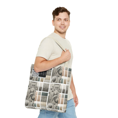 Tech Utility Chic Tech-Forward Minimalist Tote Bag - 8404 Design-59